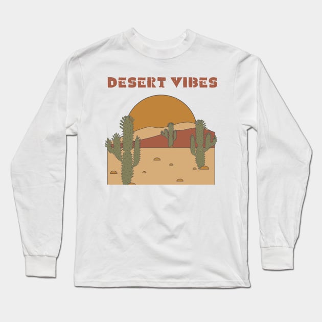 Desert Vibes Long Sleeve T-Shirt by Syntax Wear